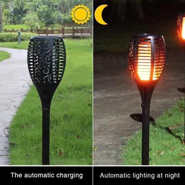 Solar Garden Light Garden Solar Light *Flame Flicker*