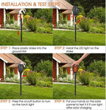 Solar Garden Light Garden Solar Light *Flame Flicker*