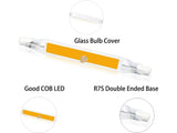 R7S COB LED Lamp Bulb Glass Tube for Replace Halogen Light Spot Light