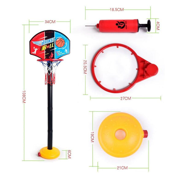 NEW Basketball Hoop Adjustable Stand With Ball