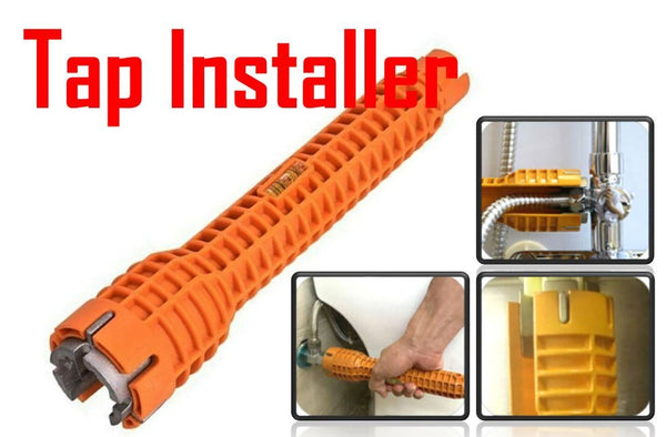 Sink Installer Multi-function Water Pipe Wrench Tap Faucet Spanner Tool
