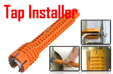 Sink Installer Multi-function Water Pipe Wrench Tap Faucet Spanner Tool