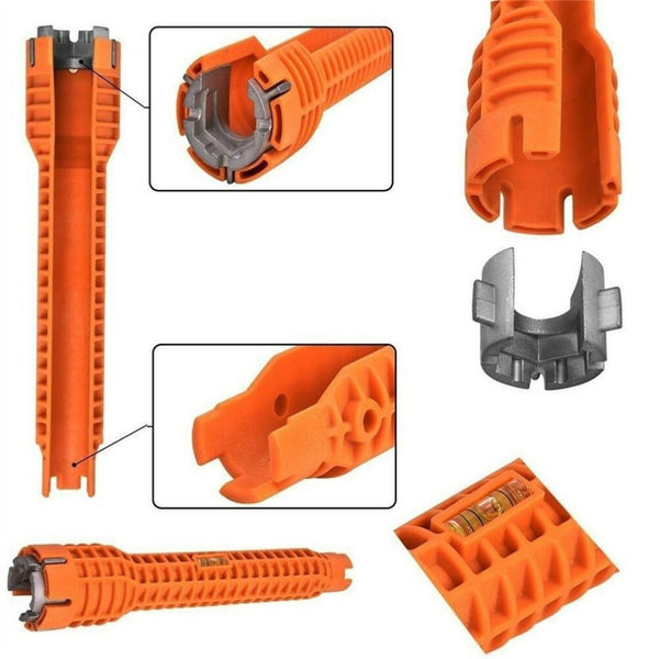 Sink Installer Multi-function Water Pipe Wrench Tap Faucet Spanner Tool