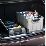 65L Collapsible Storage Box Car Boot Crate organiser bag Grocery Heavy Duty