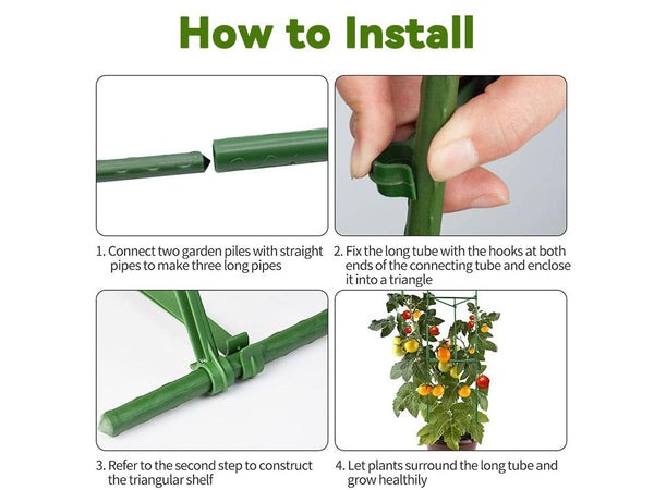 Tomato Cage 126CM - Climbing Vegetable Cage 3PCS