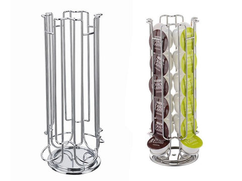 Rotating 24 Capsule Coffee Pod Holder