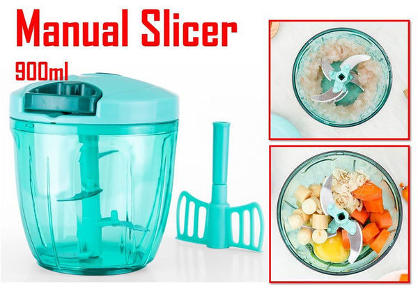 900ml Manual Kitchen Food Vegetable Cutter Slicer Chopper Dicer Garlic Meat