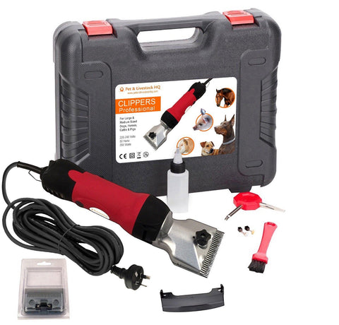 Pro Electric Horse Clippers Grooming Shears for Trimming & Clipping - 350W
