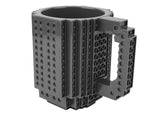 Build-On Brick Mug Coffee Cup GREAT GIFT, 350ML