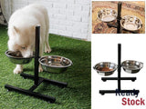 Pet Feeder Dual Dog Feeder 2 Bowls