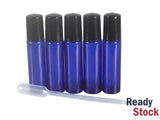 5PCS Glass Roller Bottles