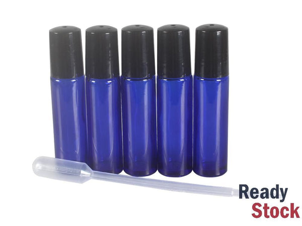 5PCS Glass Roller Bottles