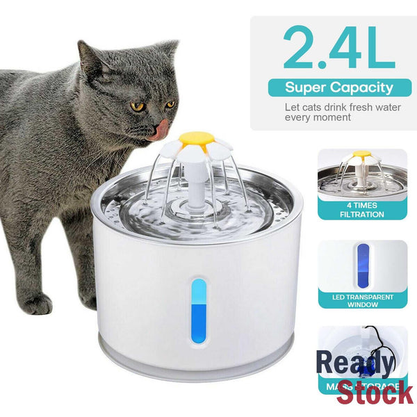 Pet Water Fountain Feeder