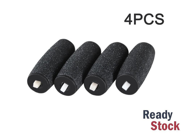 4PCS Roller Heads for Electronic Pedicure Foot File Replacement Waterproof