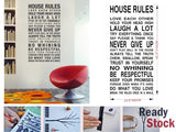 Wall Decals House Rules