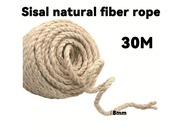 Hemp Rope Sisal Natural Rope 30m Hemp Rope