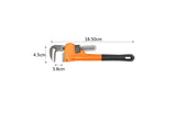 8" 200mm Adjustable Pipe Wrench Plumbing Wrench Heavy Duty