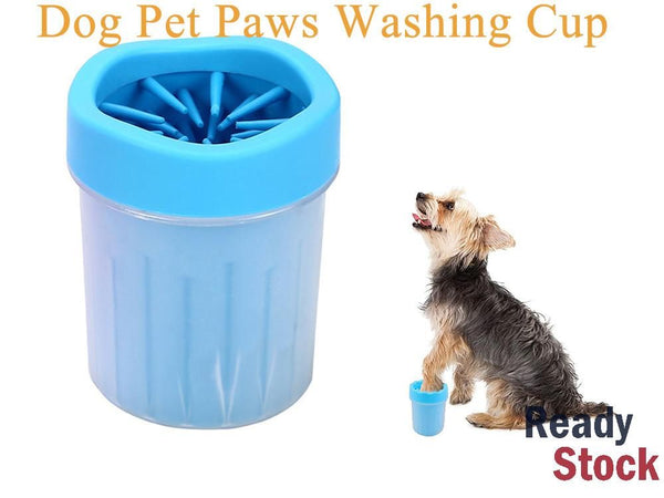 Portable Dog Paws Cleaner Cup Pet Cleaning Brush