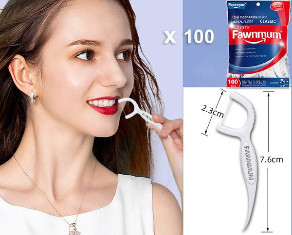 Dental Floss Pick 100PCS