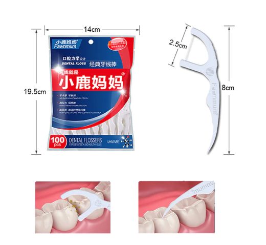 Dental Floss Pick 100PCS