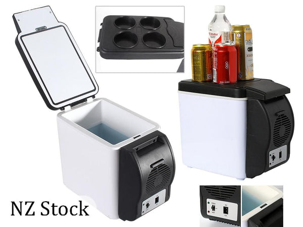 Portable Car Fridge Camping Cooler Car Refrigerator 6L