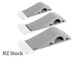Rubber Door Stop Wedge Security Door Stop with Holder 3PCS