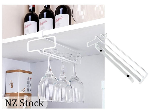 Under Cabinet Wine Glass Rack 2PCS