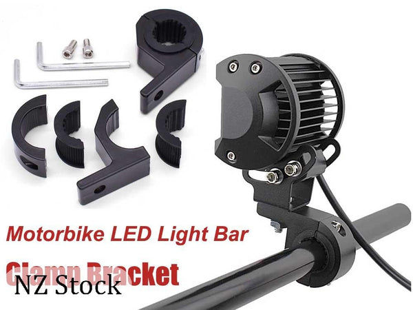 Brand New Motorbike LED Light Bar Clamp Bracket