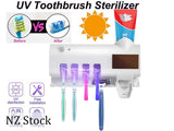 UV Toothbrush Sterilizer Holder Dispenser