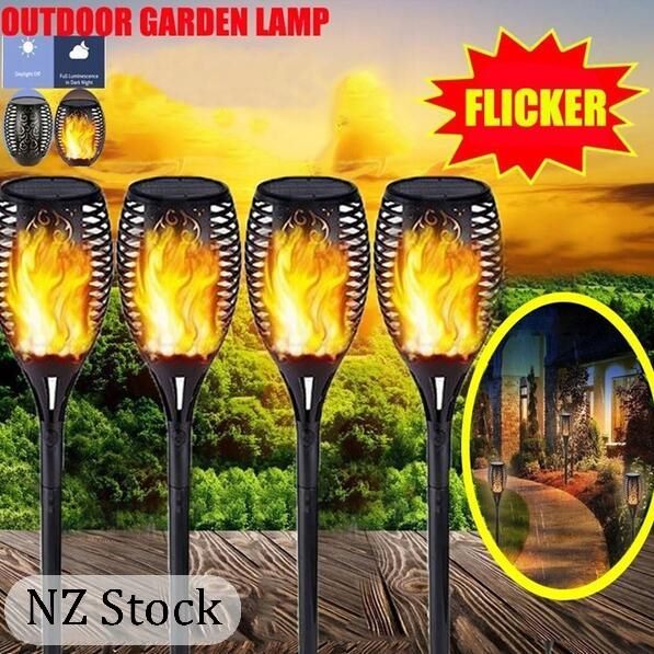 Solar Garden Light Garden Solar Light *Flame Flicker*