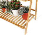 Flower Display Ladder Shelf Plant Flower Stand