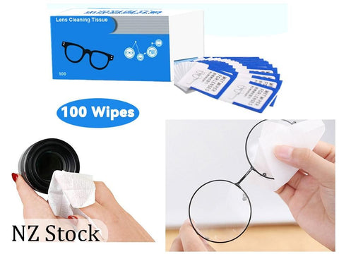 Eyeglasses Lens Cleaning Wipes 100PCS