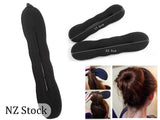 2PCS Hair Sponge Clip Styling Bun Maker Ring Twist