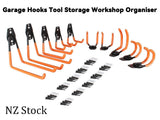 Wall Mount Garage Hooks Tool Storage Organiser
