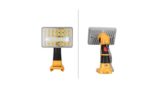 Dewalt 18V LED Flashlight USB Power Charger LED Work Lights Adapter