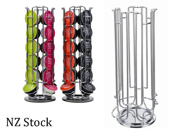 Rotating 24 Capsule Coffee Pod Holder