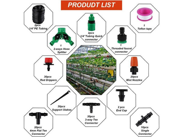 Automatic Garden Water Irrigation System Drip Kit