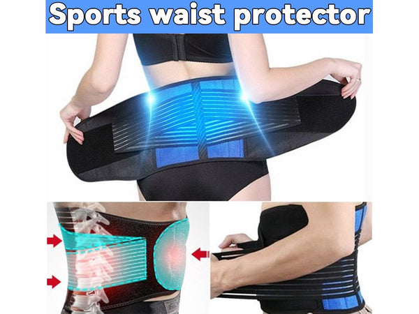 Adjustable Waist Brace Lumbar Back Support - Large