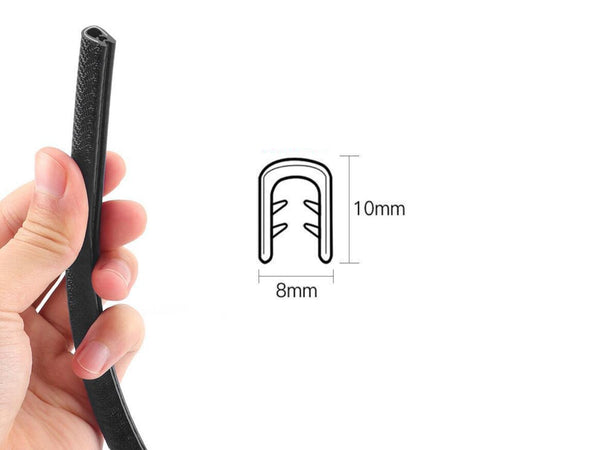 Car Door Edge Guards No Glue Built-in Steel Disc Edge Protector (A02)