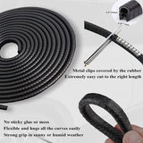 Car Door Edge Guards No Glue Built-in Steel Disc Edge Protector (A02)