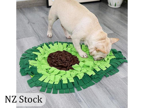 Dog Snuffle Mat Slow Feeding Mat Dog Nose Work Smell Training Blanket - Large
