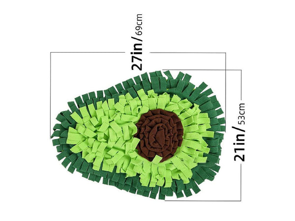 Dog Snuffle Mat Slow Feeding Mat Dog Nose Work Smell Training Blanket - Large