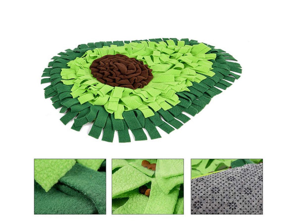 Dog Snuffle Mat Slow Feeding Mat Dog Nose Work Smell Training Blanket - Large