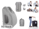 Inflatable Travel Pillow - Grey