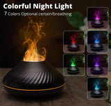 Flame Aroma Diffuser, 130ml USB Colorful Air Aroma Diffuser