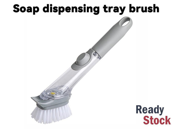 Dishwashing Brush Auto Soap Dispensing Kitchen Brush