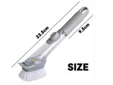 Dishwashing Brush Auto Soap Dispensing Kitchen Brush