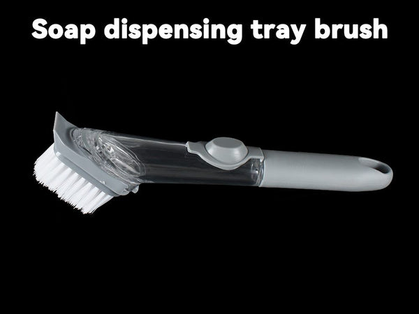 Dishwashing Brush Auto Soap Dispensing Kitchen Brush