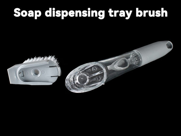 Dishwashing Brush Auto Soap Dispensing Kitchen Brush
