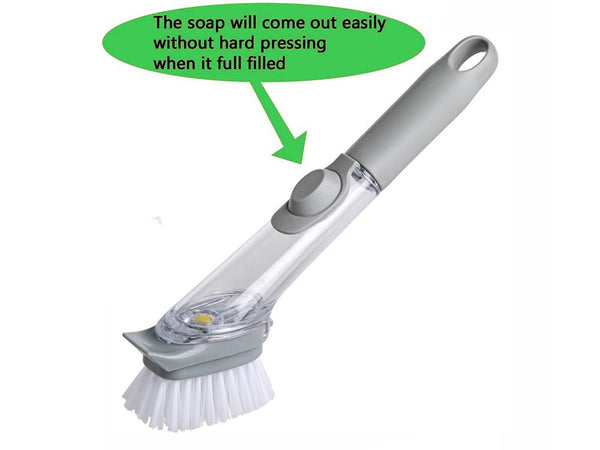 Dishwashing Brush Auto Soap Dispensing Kitchen Brush
